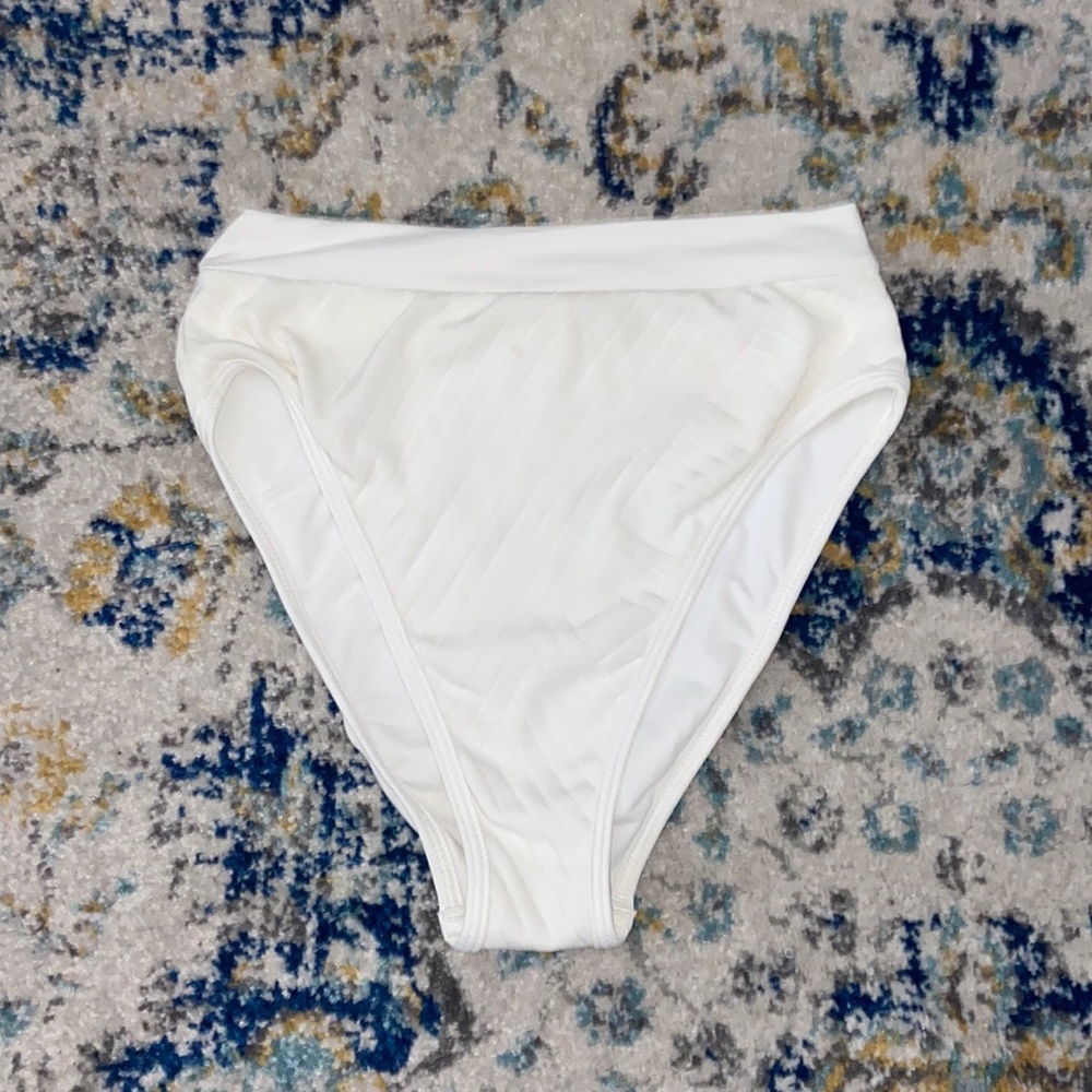 L*Space Frenchi High Waisted Ribbed Bikini Bottoms